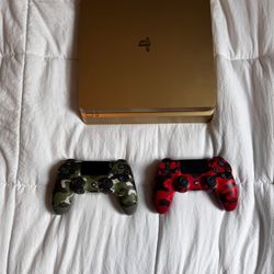 Sony PS4 slim, Gold limited edition