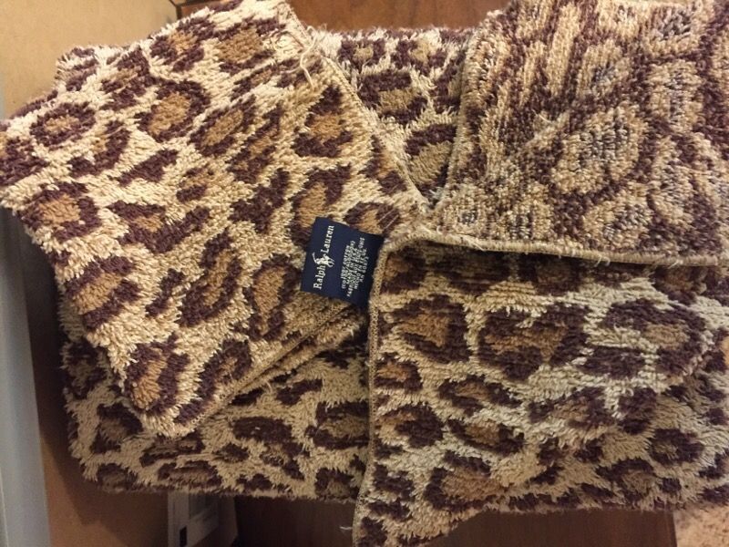 Ralph Lauren Leopard Towels & Wash Cloths