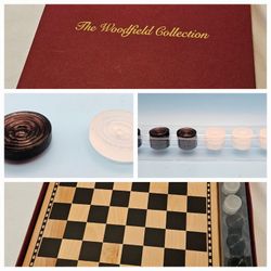 The Woodfield Collection Checkers Set