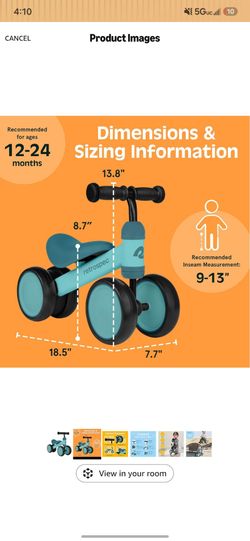 Retrospec Cricket Baby Balance Bike
