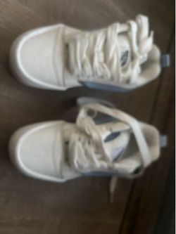 Vans - Leather size 5 (I think) or 5  or 5 1/2z - worn once. -$25