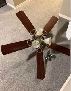5-Blade Ceiling Fan with Light Kit