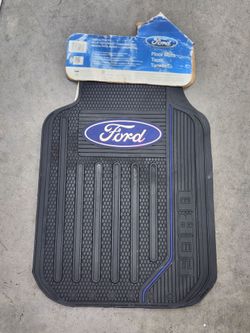 Ford Floor Mats Front Driver & Passenger Trim to Fit Cars & Trucks