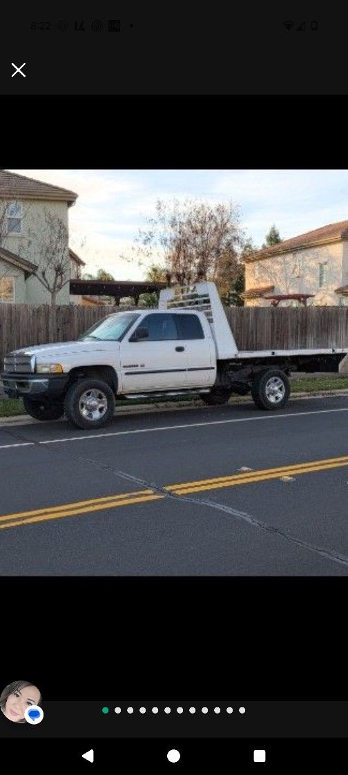 2001 Dodge Ram 2500 Quad Cab 4x4 Flatbed