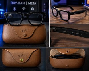 Meta Ray-Ban Wayfarer AI Smart Glasses Gen 2 | Clear Lenses | Excellent Condition
