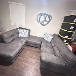 Sectional Couch Gray