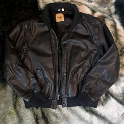 Vintage Hard Rock cafe Leather Jacket 