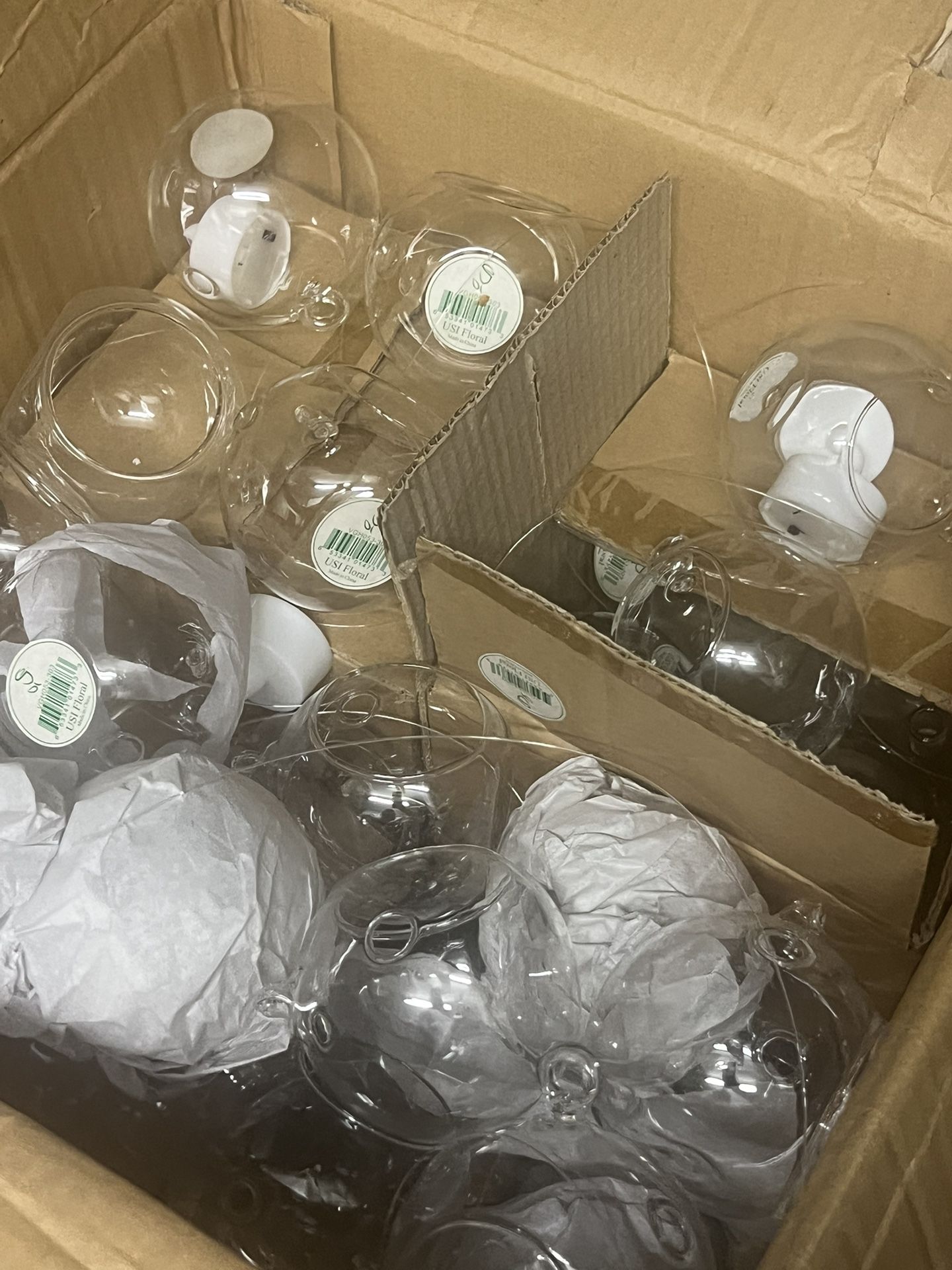 Hanging Tea Light Holder Globes
