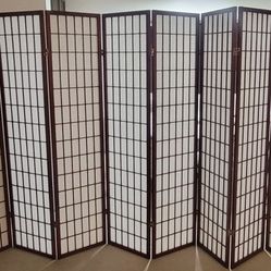 8 Panel Japanese Foldable Room Divider