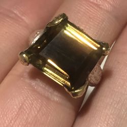 Bicolor Ametrine Ring