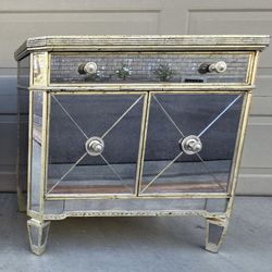 2 Mirrored Nightstands By Z Gallerie