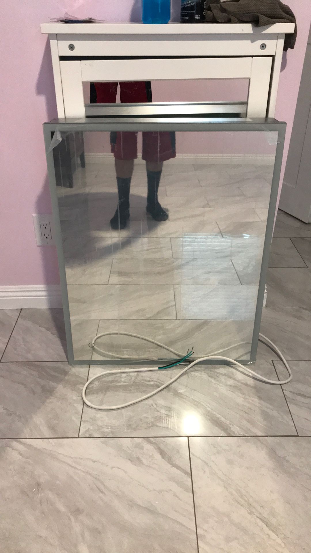 led mirror medicine cabinet
