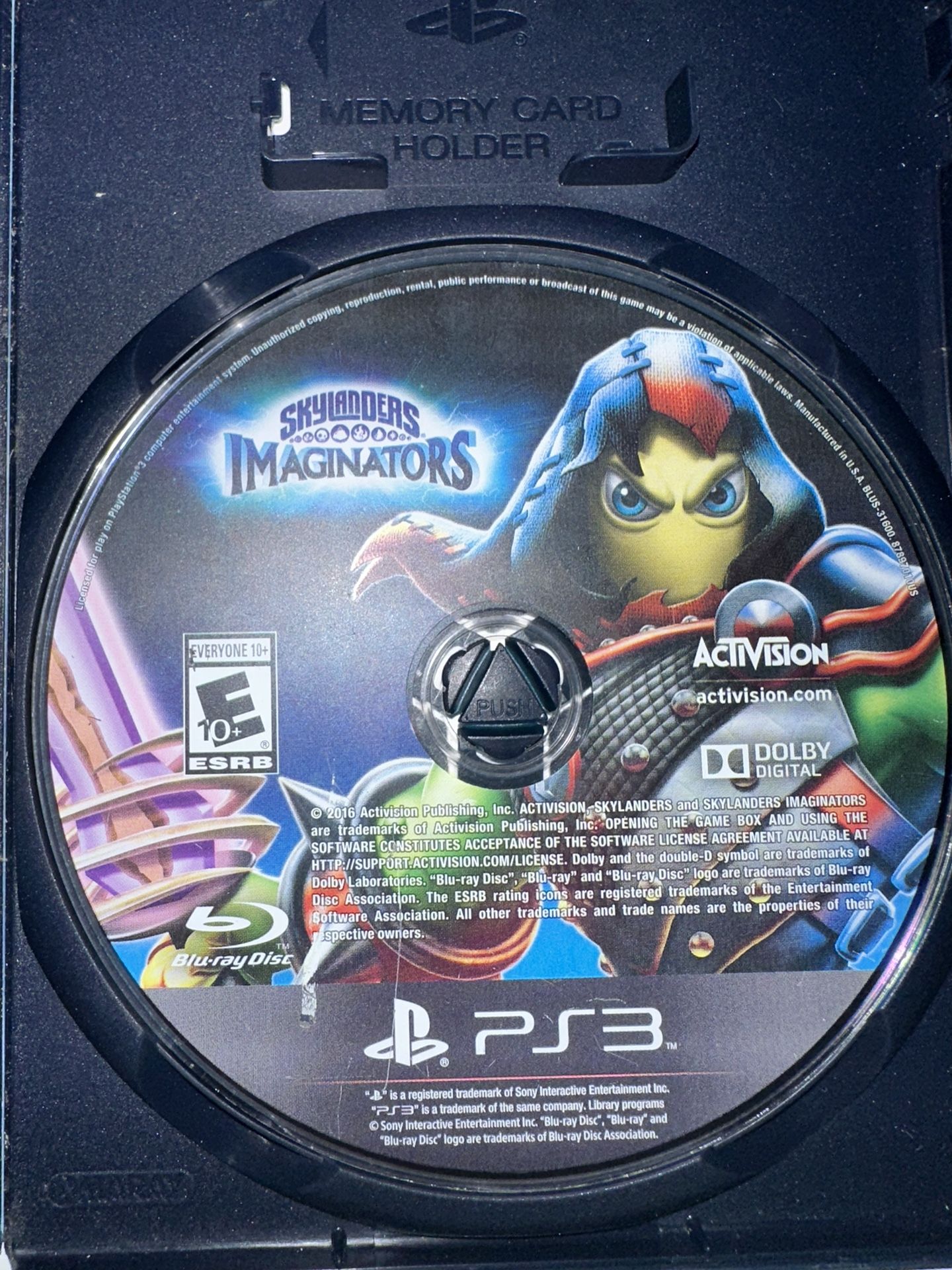 Skylanders: Imaginators (PS3) DISC ONLY Tested Authentic