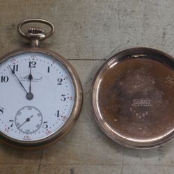 ADMIRAL NON MAGNETIC  SWISS POCKET WATCH 44mm 6 SIX JEWELS FOR PARTS .  