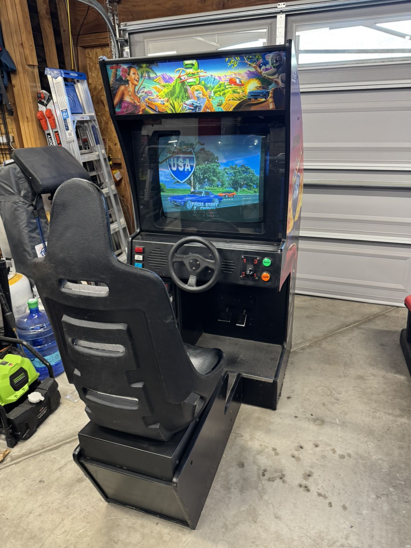 1995 Cruzin USA Full Size Sit Down Arcade Game