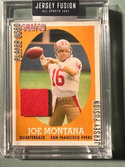 Joe Montana Player Worn Swatch SF 49ers