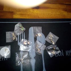Belly Rings Brand New Never Used In Package All Different Kinds Titanium Asking 80$ For All Of Them