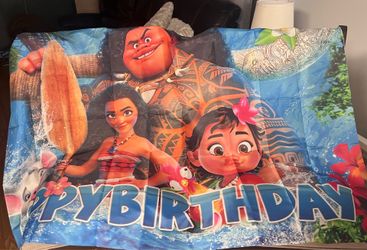 Moana theme back drop
