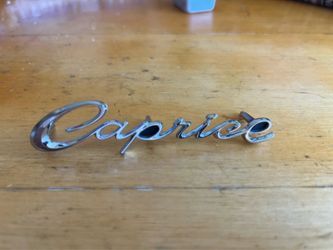 66 Caprice glove box door emblem new GM