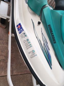 2002 seadoo ski with trailer