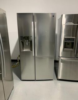 Kenmore Side-by-Side Stainless Steel Refrigerator Fridge
