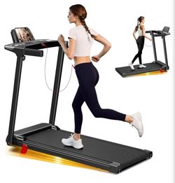 Foldable Treadmill for Home, 3-in-1 Walking Pad with 13% Incline Handle Bar, 300LBS Capacity, 3.0HP Quiet Brushless, Small Treadmills for Small Spaces