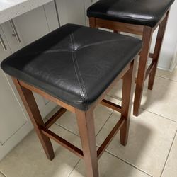 Bar Stools Set of 2, Counter Height Bar Stools, Kitchen Counter Stools