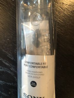 SONY MDR-15EXLP WIRED EARBUDS - BLACK