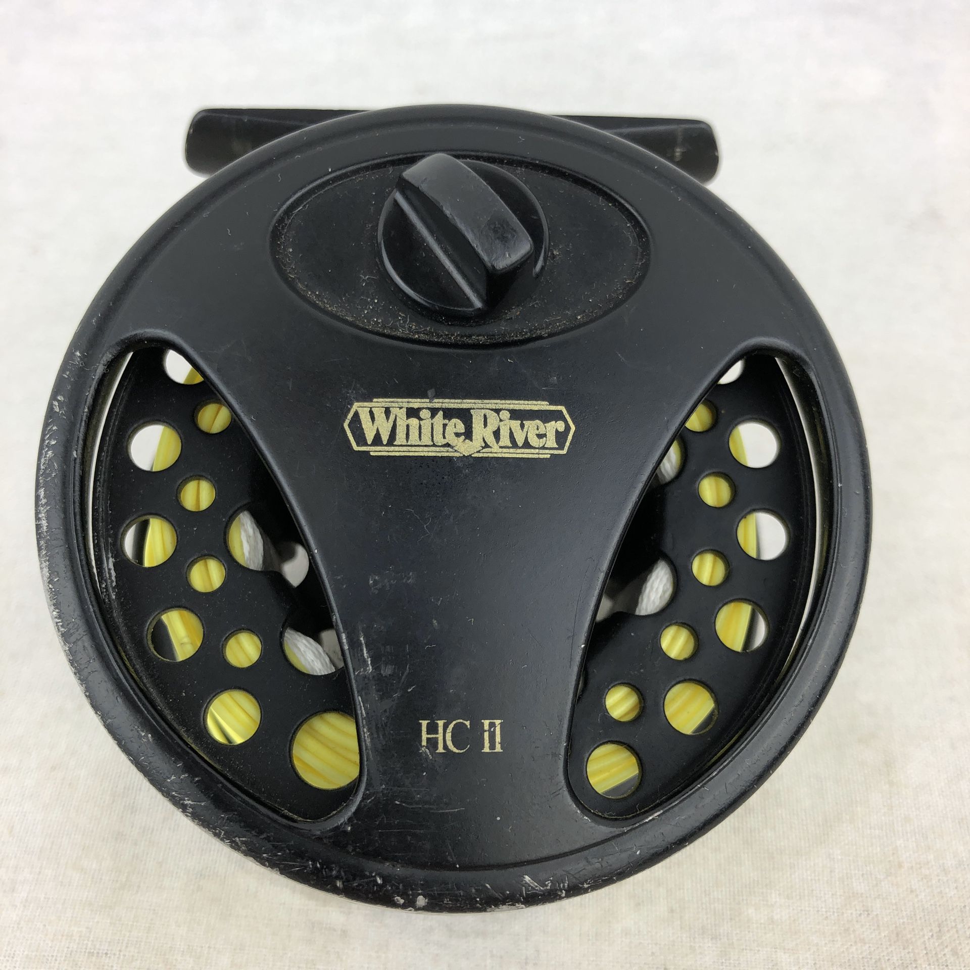 White River HC II Fly Fishing Reel Black with Line 2