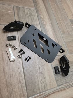 License Plate Bracket 2021 to 2026 Ford Bronco Standard Bumper Only Rust-Resistant Coating ,No-Drill Installation, Not Affect the Original Car Functi