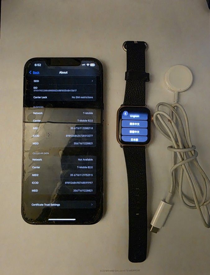 iPhone 12 Pro Max & Apple Watch SE