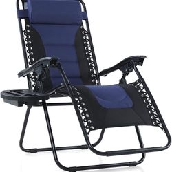 Brand New Oversized Padded Zero Gravity Lounge Chair 