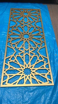 Morocon design wall art 70”h x 29”w