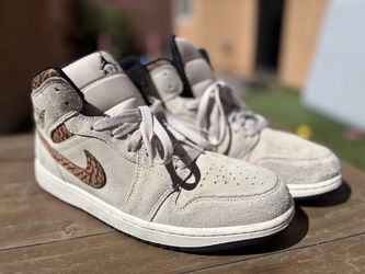 Air Jordan 1 Mid Suede (Brown)