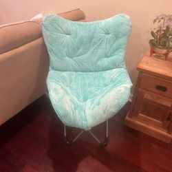 Blue Fold up Chair 