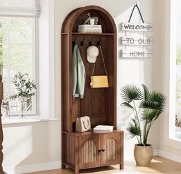 Hall Tree with Bench and shoe storage