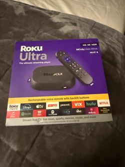 BRAND NEW IN BOX NEWEST ROKU DEVICE …COSTS $100 ..GIVE ME $40 ITS YOURS TODAY