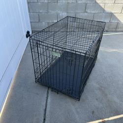 iCrate Double Door Folding Dog Crate