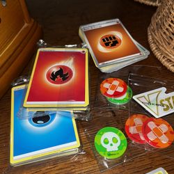 Pokemon Energy cards, markers tcg