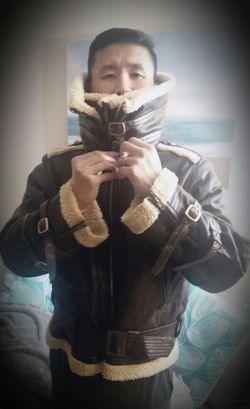 Burberry-style Bomber / Aviator Jacket