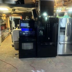 Refrigerator Stove Microwave Dishwasher 