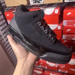 Nike Air Jordan 3 Black Cat Size 9 11.5 12 14