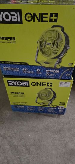 Ryobi 18V ONE  12" Hybrid Misting Air Cannon