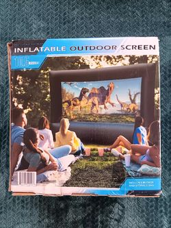 NEW 10.5 Foot Inflatable Movie Screen
