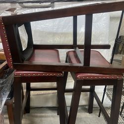 Cherry Wood Stools 