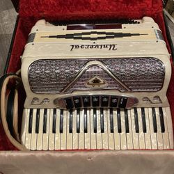 Accordion - Universal white Piano Accordion