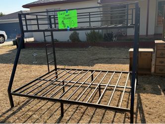 Twin over queen bunk bed