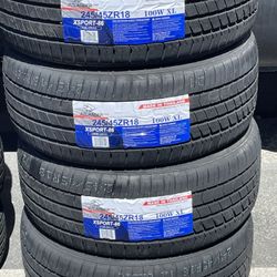 245/45/18 New Set Of Tires 