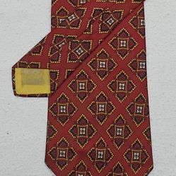Red Midevil Design Tie