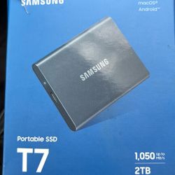 Samsung T7 2tb Hard Drive